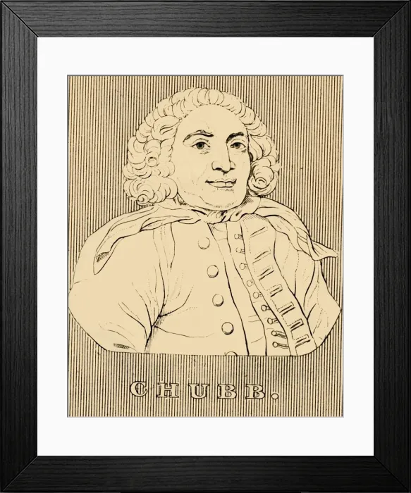 Framed Print : Chubb, (1679-1747), 1830. Creator: Unknown Framed Print : Chubb, (1679-1747), 1830. Creator: Unknown