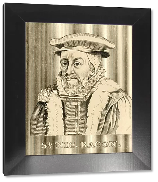 Sir Nicholas Bacon, (1510-1579), 1830. Creator: Unknown