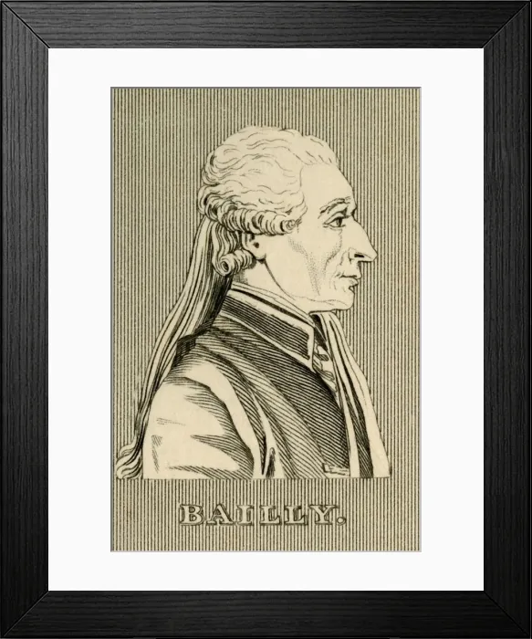 Framed Print : Bailly, (1736-1793), 1830. Creator: Unknown Framed Print : Bailly, (1736-1793), 1830. Creator: Unknown