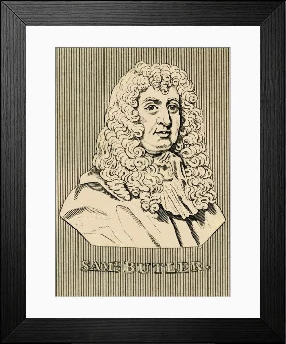Framed Print : Samuel Butler, (1613-1680), 1830. Creator: Unknown Framed Print : Samuel Butler, (1613-1680), 1830. Creator: Unknown