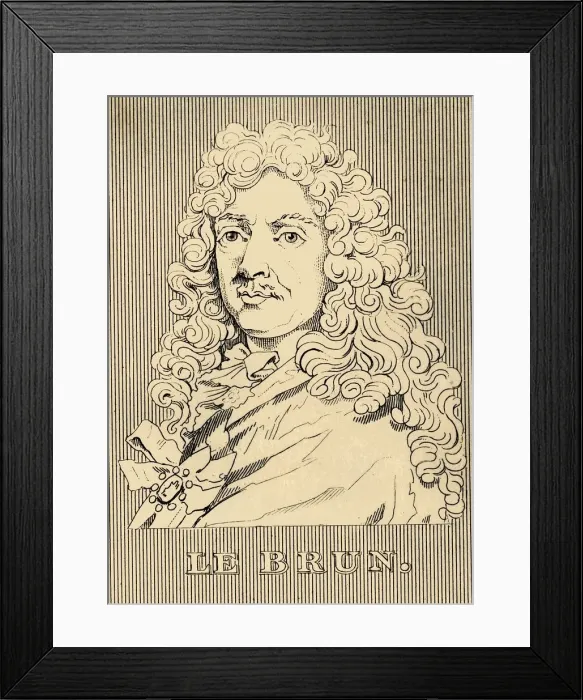 Framed Print : Le Brun, (1619-1690), 1830. Creator: Unknown Framed Print : Le Brun, (1619-1690), 1830. Creator: Unknown