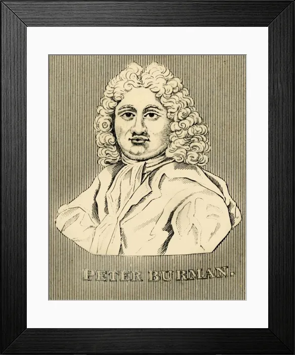 Framed Print : Peter Burman, (1668-1741), 1830. Creator: Unknown Framed Print : Peter Burman, (1668-1741), 1830. Creator: Unknown