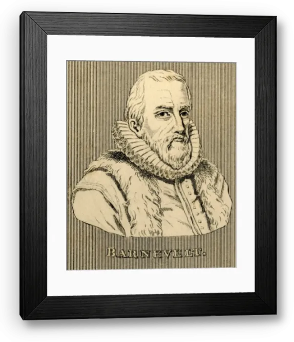 Framed Print : Barnevelt, (1547-1619), 1830. Creator: Unknown Framed Print : Barnevelt, (1547-1619), 1830. Creator: Unknown