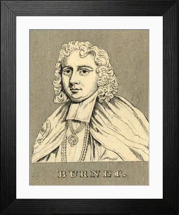 Framed Print : Burnet, (1643-1715), 1830. Creator: Unknown Framed Print : Burnet, (1643-1715), 1830. Creator: Unknown