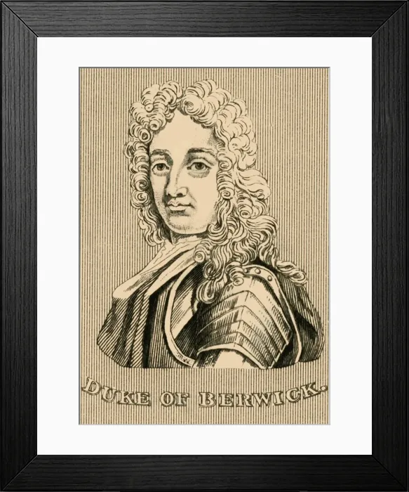 Framed Print : Duke of Berwick, (1670-1734), 1830. Creator: Unknown Framed Print : Duke of Berwick, (1670-1734), 1830. Creator: Unknown