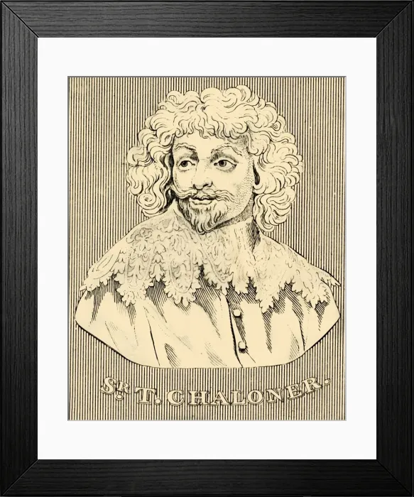 Framed Print : Sir T. Chaloner, (1595-1661), 1830. Creator: Unknown Framed Print : Sir T. Chaloner, (1595-1661), 1830. Creator: Unknown