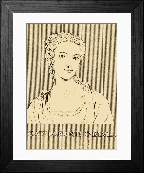 Framed Print : Catharine Clive, (1711-1785), 1830. Creator: Unknown Framed Print : Catharine Clive, (1711-1785), 1830. Creator: Unknown