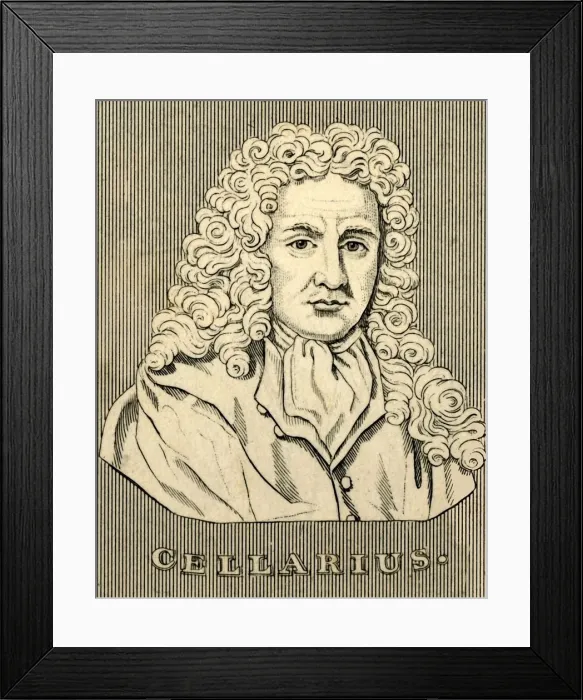 Framed Print : Cellarius, (1638-1707), 1830. Creator: Unknown Framed Print : Cellarius, (1638-1707), 1830. Creator: Unknown