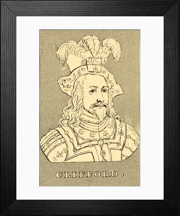 Framed Print : Clifford, (1558-1605), 1830. Creator: Unknown