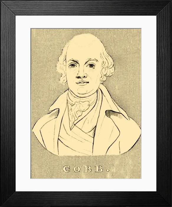 Framed Print : Cobb, (1756-1818), 1830. Creator: Unknown Framed Print : Cobb, (1756-1818), 1830. Creator: Unknown
