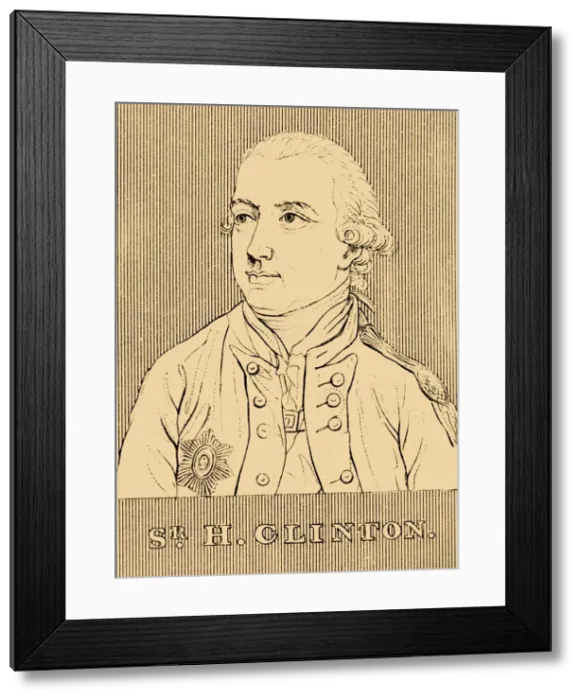 Framed Print : Sr. H. Clinton, (1730-1795), 1830. Creator: Unknown Framed Print : Sr. H. Clinton, (1730-1795), 1830. Creator: Unknown