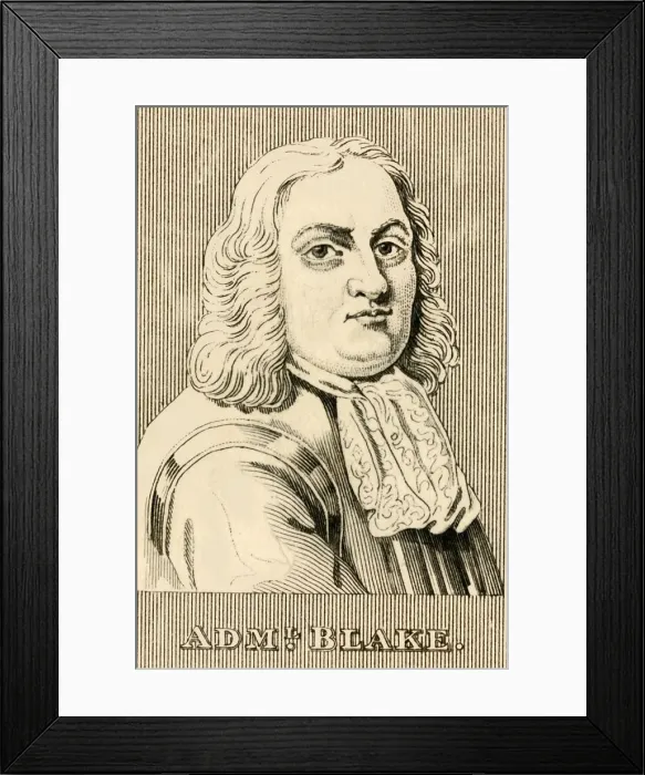 Framed Print : Admiral Blake, (1598-1657), 1830. Creator: Unknown Framed Print : Admiral Blake, (1598-1657), 1830. Creator: Unknown