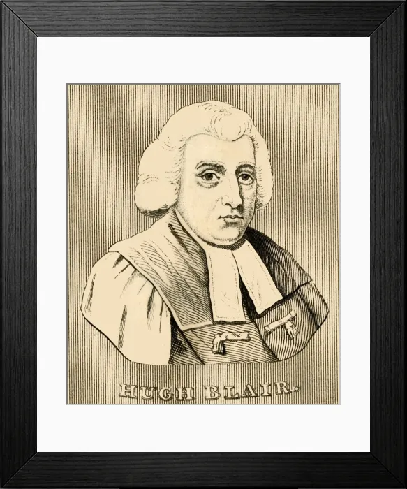 Framed Print : Hugh Blair, (1718-1800), 1830. Creator: Unknown Framed Print : Hugh Blair, (1718-1800), 1830. Creator: Unknown