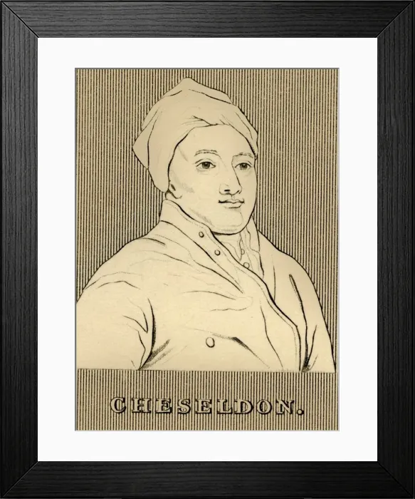 Framed Print : Cheseldon, (1688-1752), 1830. Creator: Unknown Framed Print : Cheseldon, (1688-1752), 1830. Creator: Unknown