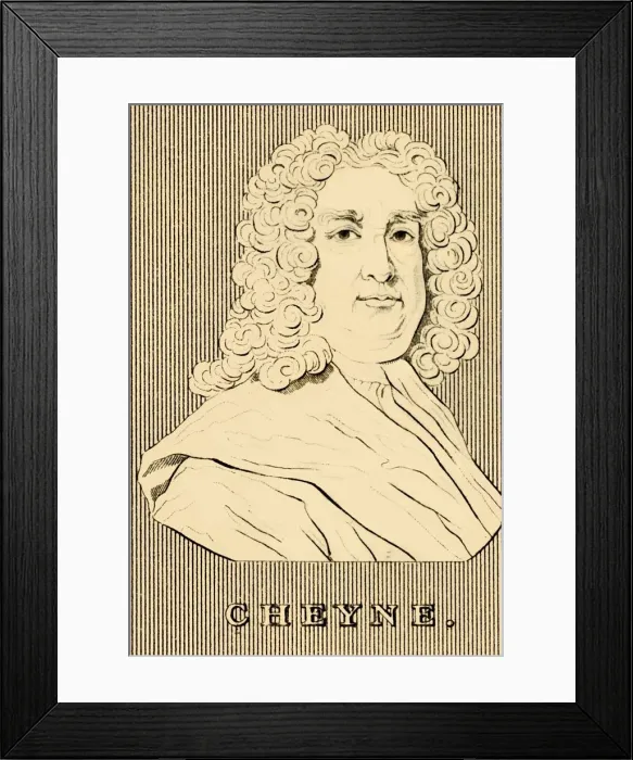 Framed Print : Cheyne, (1672-1743), 1830. Creator: Unknown Framed Print : Cheyne, (1672-1743), 1830. Creator: Unknown
