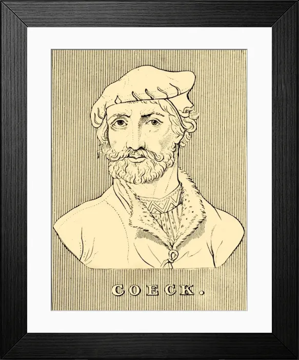 Framed Print : Coeck, (1502-1550), 1830. Creator: Unknown Framed Print : Coeck, (1502-1550), 1830. Creator: Unknown