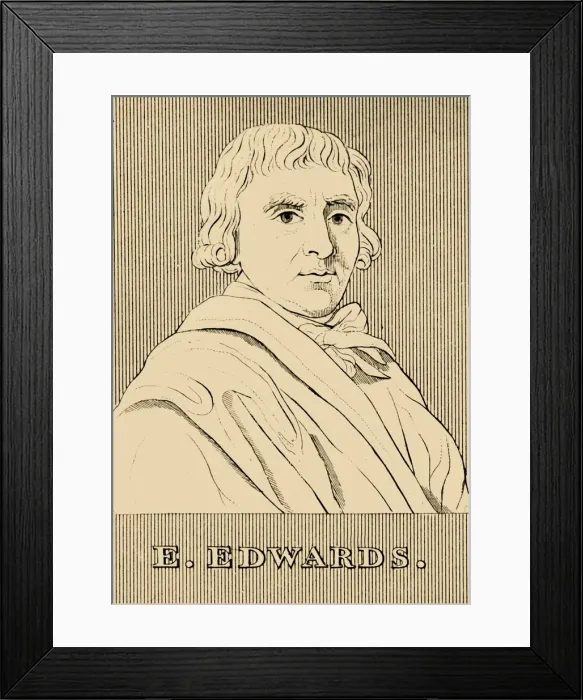 Framed Print : E. Edwards, (1738-1806), 1830. Creator: Unknown Framed Print : E. Edwards, (1738-1806), 1830. Creator: Unknown
