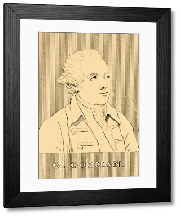 Framed Print : G. Colman, (1732-1794), 1830. Creator: Unknown Framed Print : G. Colman, (1732-1794), 1830. Creator: Unknown