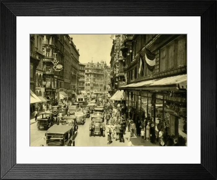 Framed Print : Karntner StraBe, Vienna, Austria, c1935. Creator: Unknown Framed Print : Karntner StraBe, Vienna, Austria, c1935. Creator: Unknown
