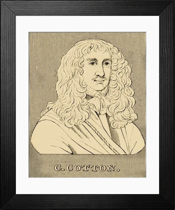 Framed Print : C. Cotton, (1630-1687), 1830. Creator: Unknown Framed Print : C. Cotton, (1630-1687), 1830. Creator: Unknown