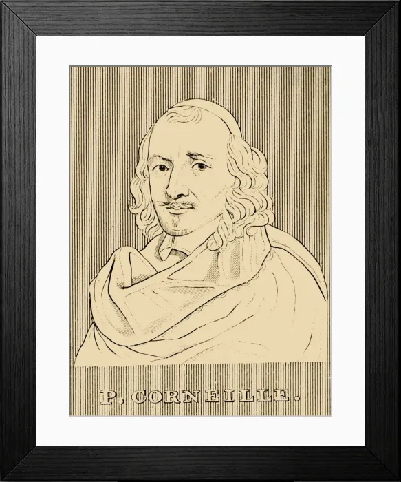 Framed Print : P. Corneille, (1606-1684), 1830. Creator: Unknown Framed Print : P. Corneille, (1606-1684), 1830. Creator: Unknown