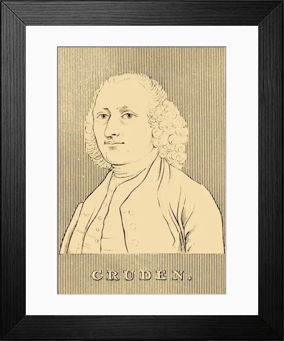 Framed Print : Cruden, (1699-1770), 1830. Creator: Unknown Framed Print : Cruden, (1699-1770), 1830. Creator: Unknown