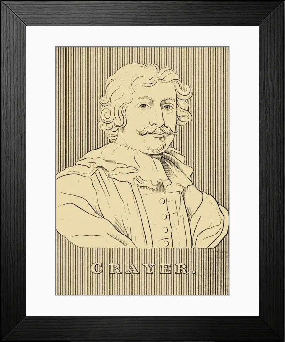 Framed Print : Crayer, (1584-1669), 1830. Creator: Unknown Framed Print : Crayer, (1584-1669), 1830. Creator: Unknown