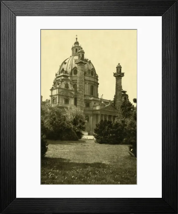 Framed Print : Karlskirche, Vienna, Austria, c1935. Creator: Unknown
