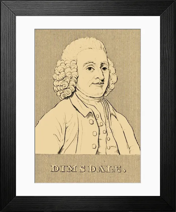 Framed Print : Dimsdale, (1712-1800), 1830. Creator: Unknown Framed Print : Dimsdale, (1712-1800), 1830. Creator: Unknown