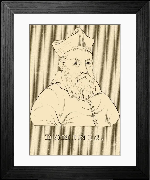 Framed Print : Dominis, (1560-1624), 1830. Creator: Unknown Framed Print : Dominis, (1560-1624), 1830. Creator: Unknown