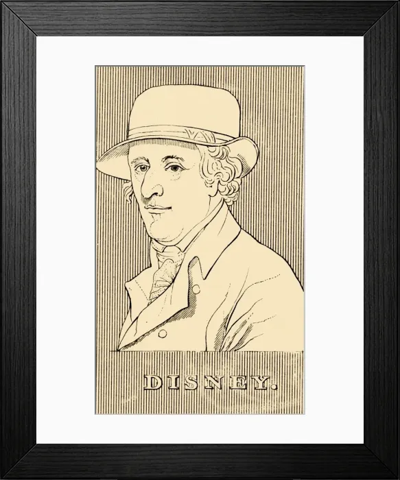 Framed Print : Disney, (1746-1816), 1830. Creator: Unknown Framed Print : Disney, (1746-1816), 1830. Creator: Unknown