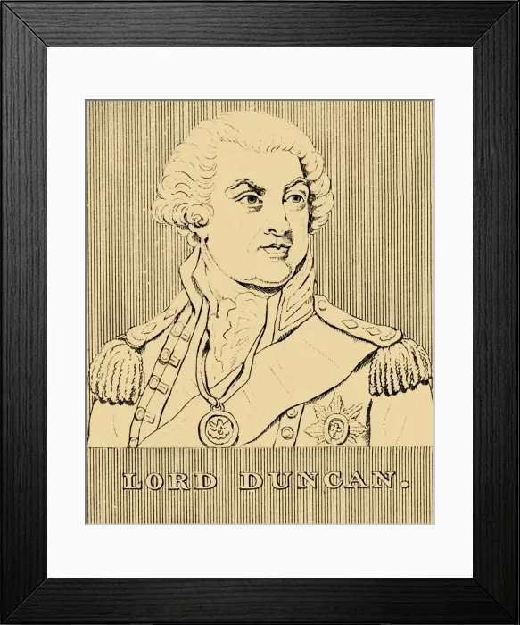 Framed Print : Lord Duncan, (1731-1804), 1830. Creator: Unknown Framed Print : Lord Duncan, (1731-1804), 1830. Creator: Unknown