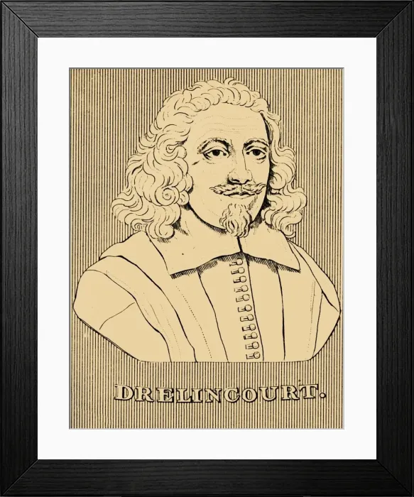 Framed Print : Drelincourt, (1595-1669), 1830. Creator: Unknown
