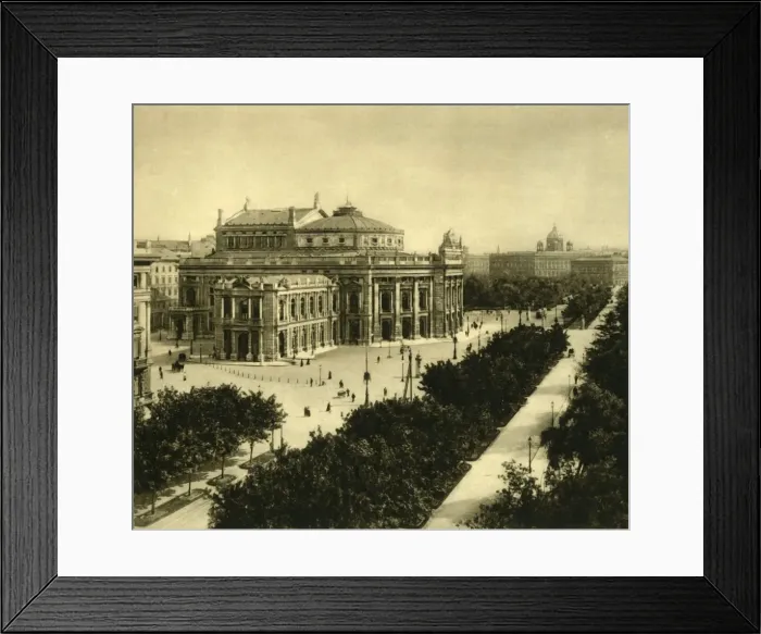 Framed Print : The Imperial Court Theatre, Vienna, Austria, c1935. Creator: Unknown Framed Print : The Imperial Court Theatre, Vienna, Austria, c1935. Creator: Unknown