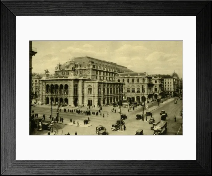 Framed Print : The Opera House, Vienna, Austria, c1935. Creator: Unknown Framed Print : The Opera House, Vienna, Austria, c1935. Creator: Unknown