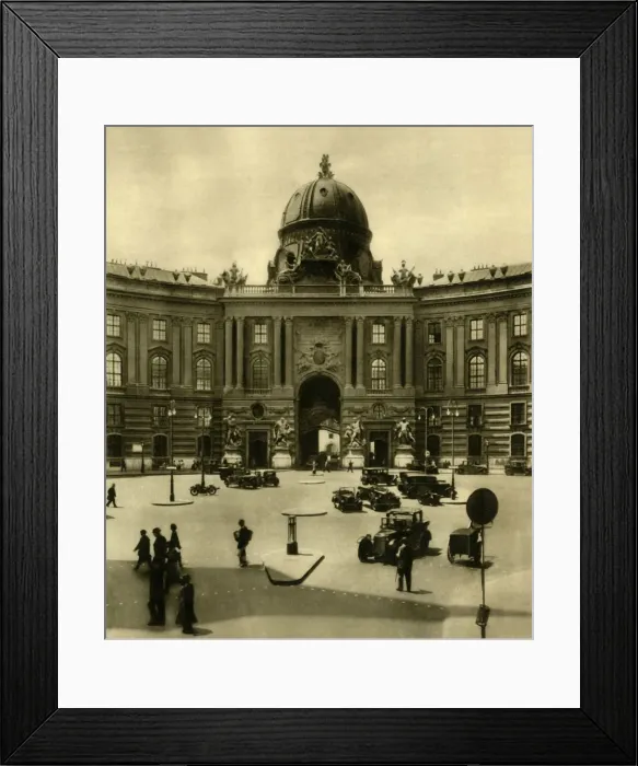 Framed Print : The Hofburg, Vienna, Austria, c1935. Creator: Unknown Framed Print : The Hofburg, Vienna, Austria, c1935. Creator: Unknown