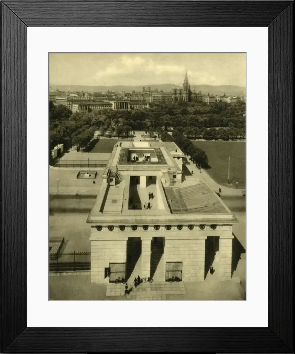 Framed Print : The Heroes Monument, Vienna, Austria, c1935. Creator: Unknown Framed Print : The Heroes Monument, Vienna, Austria, c1935. Creator: Unknown