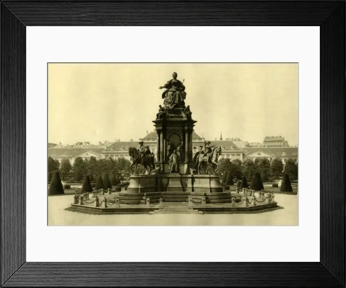 Framed Print : The Maria Theresia Monument, Vienna, Austria, c1935. Creator: Unknown Framed Print : The Maria Theresia Monument, Vienna, Austria, c1935. Creator: Unknown