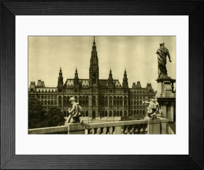 Framed Print : The Town Hall, Vienna, Austria, c1935. Creator: Unknown Framed Print : The Town Hall, Vienna, Austria, c1935. Creator: Unknown