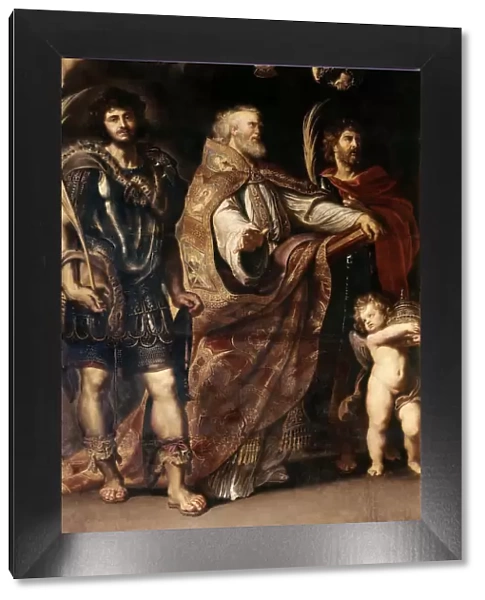 The Saints Gregory I, Maurus and Papias, 1608. Creator: Rubens, Pieter Paul (1577-1640)