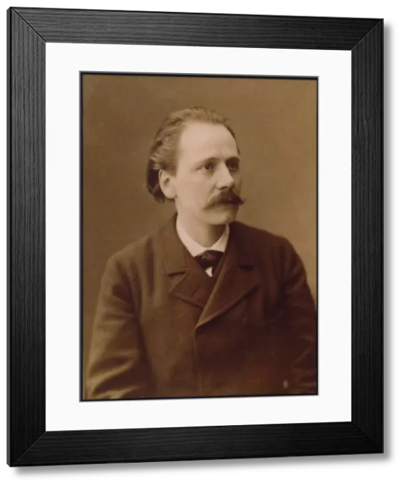 Framed Print : Portrait of the Composer Jules Massenet (1842-1912), 1890s. Creator: Anonymous Framed Print : Portrait of the Composer Jules Massenet (1842-1912), 1890s. Creator: Anonymous