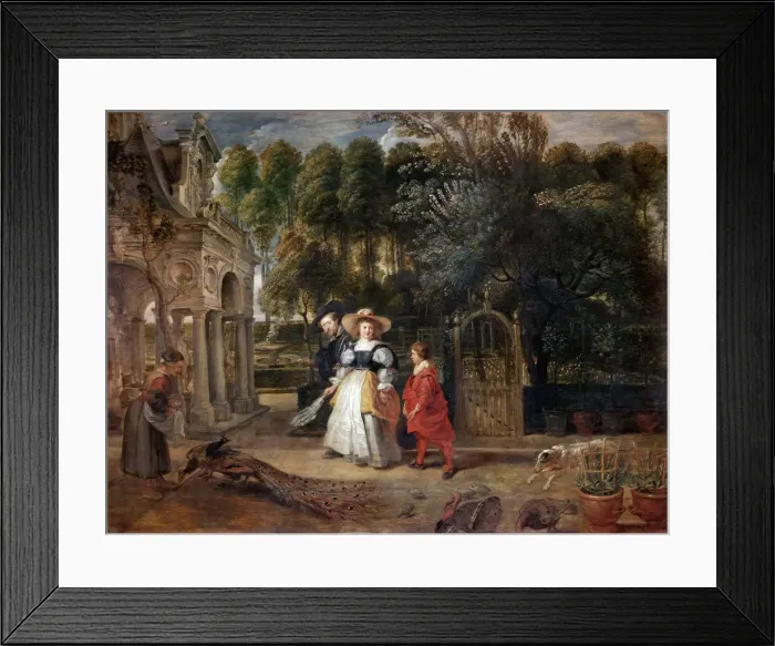 Framed Print : Rubens and Helene Fourment in the Garden, ca 1631. Creator: Rubens, Pieter Paul (1577-1640) Framed Print : Rubens and Helene Fourment in the Garden, ca 1631. Creator: Rubens, Pieter Paul (1577-1640)