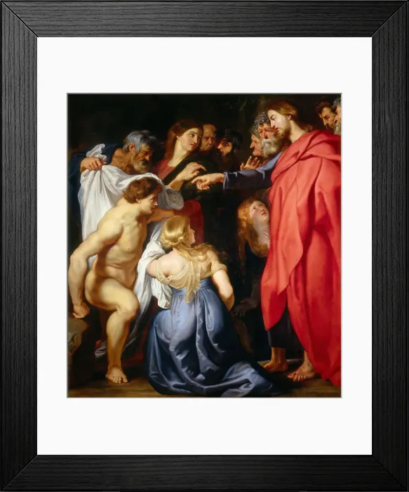 Framed Print : The Raising of Lazarus. Creator: Rubens, Pieter Paul (1577-1640) Framed Print : The Raising of Lazarus. Creator: Rubens, Pieter Paul (1577-1640)