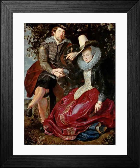 Framed Print : The Honeysuckle Bower, ca 1609. Creator: Rubens, Pieter Paul (1577-1640) Framed Print : The Honeysuckle Bower, ca 1609. Creator: Rubens, Pieter Paul (1577-1640)