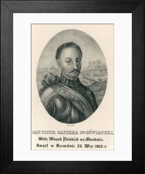 Framed Print : Jan Piotr Sapieha (1569-1611). Creator: Hondius, Willem (1597-1652 / 58) Framed Print : Jan Piotr Sapieha (1569-1611). Creator: Hondius, Willem (1597-1652 / 58)