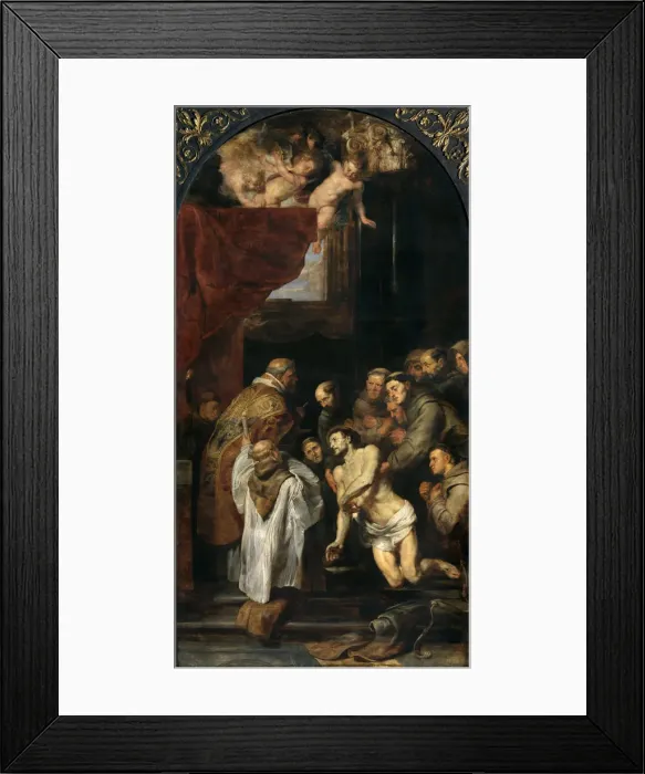 Framed Print : The Last Communion of Saint Francis, 1619. Creator: Rubens, Pieter Paul (1577-1640) Framed Print : The Last Communion of Saint Francis, 1619. Creator: Rubens, Pieter Paul (1577-1640)