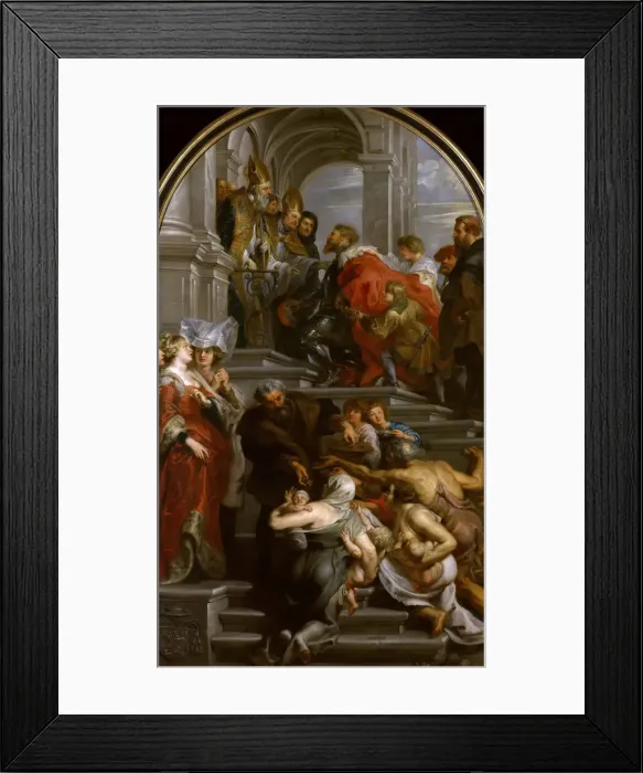 Framed Print : The Conversion of Saint Bavo, 1623-1624. Creator: Rubens, Pieter Paul (1577-1640) Framed Print : The Conversion of Saint Bavo, 1623-1624. Creator: Rubens, Pieter Paul (1577-1640)