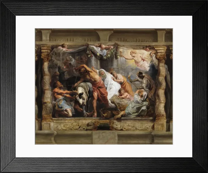 Framed Print : The Victory of Eucharistic Truth over Heresy, c. 1626. Creator: Rubens, Pieter Paul (1577-1640) Framed Print : The Victory of Eucharistic Truth over Heresy, c. 1626. Creator: Rubens, Pieter Paul (1577-1640)