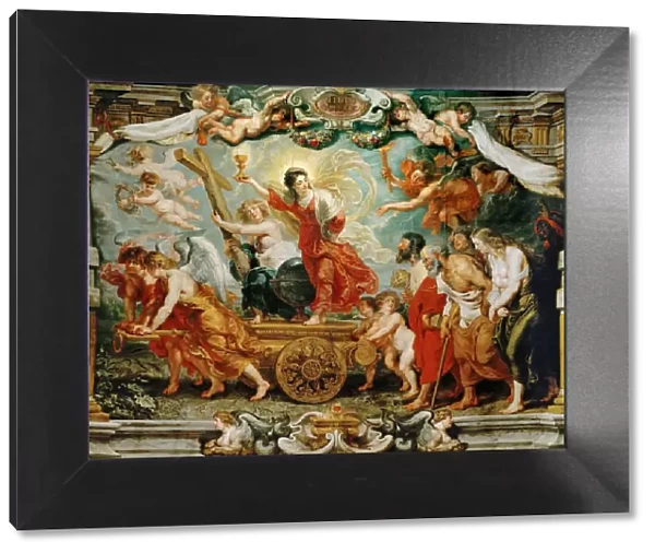 Triumph of Faith. (Allegory of the victory of Catholic faith over the Reformation)