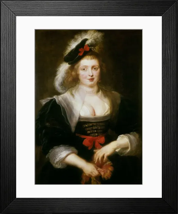 Framed Print : Helene Fourment Putting on a Glove, ca 1631. Creator: Rubens, Pieter Paul (1577-1640) Framed Print : Helene Fourment Putting on a Glove, ca 1631. Creator: Rubens, Pieter Paul (1577-1640)